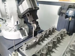 Artificial joints femoral stem robot grinding polishing