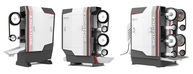 Singe double four work-station(s)&nbsp;sanding belt machine
