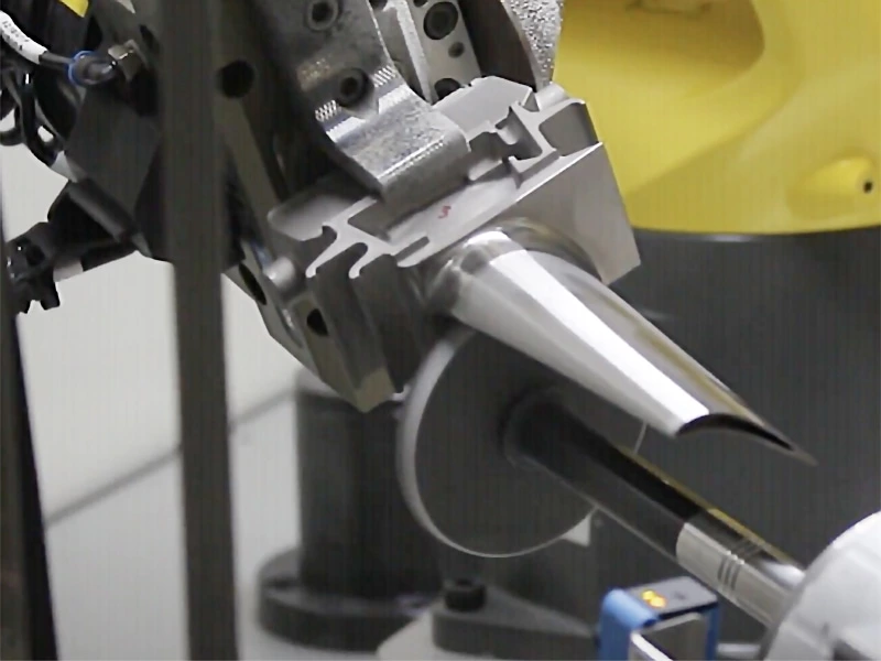 engine blades deburring and polishing