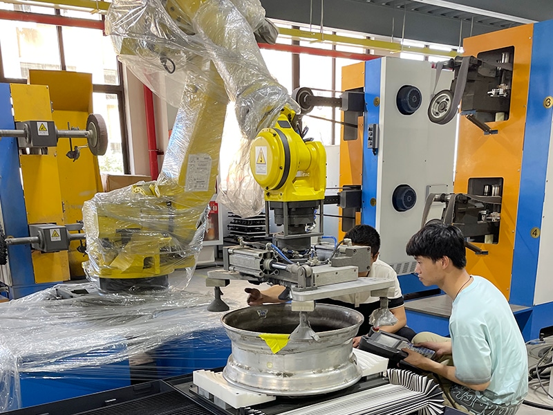 Automotive Wheel Grinding And Deburring Kingstone Polishing