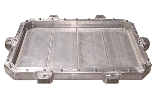 Battery tray grinding