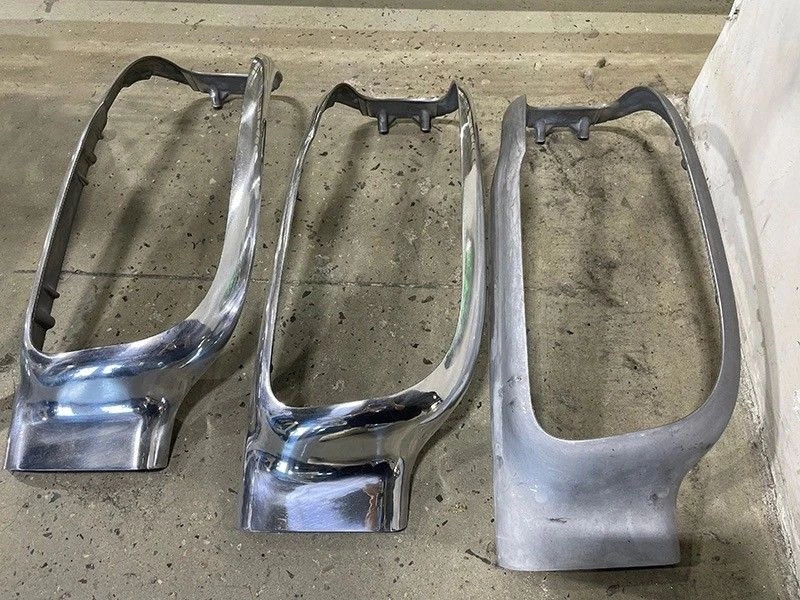 Automotive Aluminum Frame Grinding and polishing comparison image