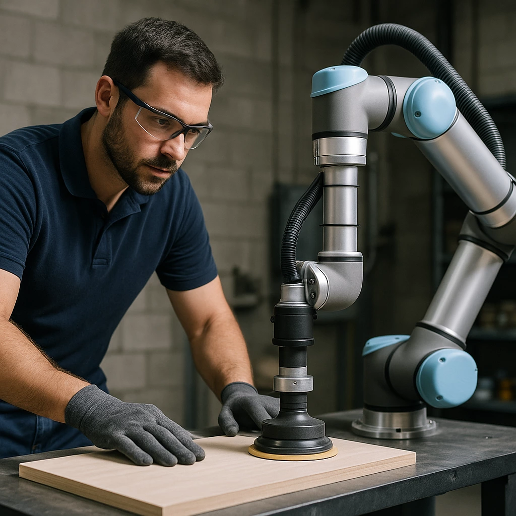 collaborative-robot-sanding-alongside-worker