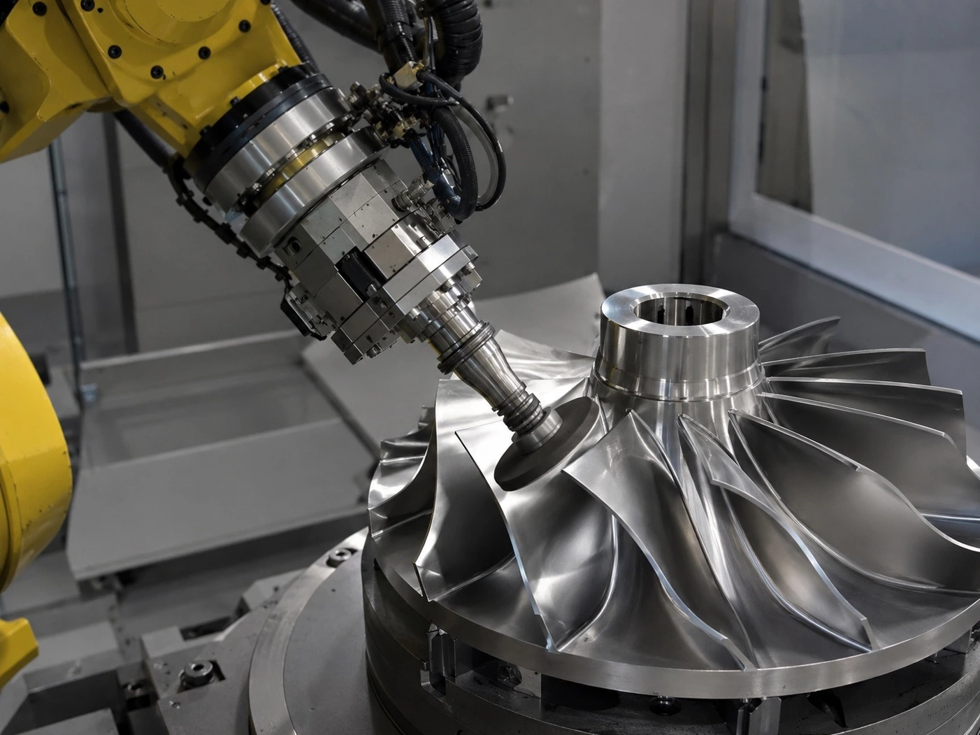 Aerospace Compressor Blisk Grinding